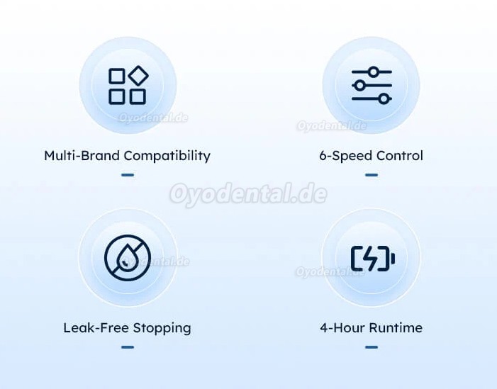 Tragbare Elektrische Dental Kartuschenpistole Abdruckpistole 1:1 / 2:1 50 ml